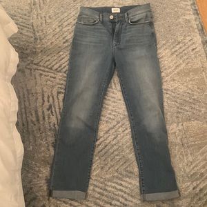 Hudson Jeans straight leg crop fit